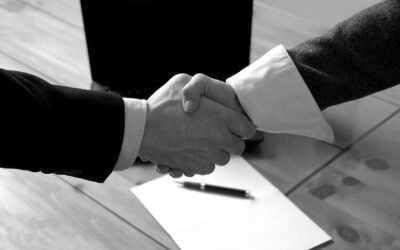 Poignée de main, droit commercial